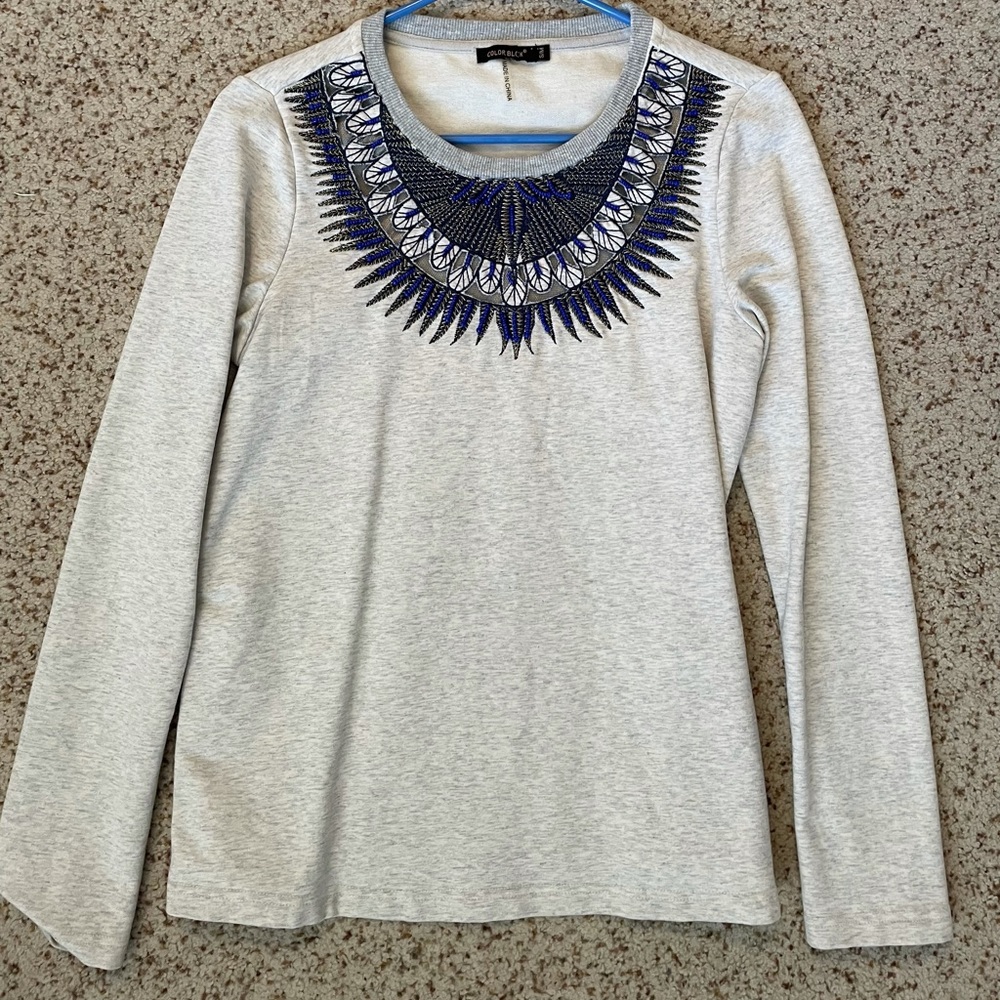 Beaded sweater